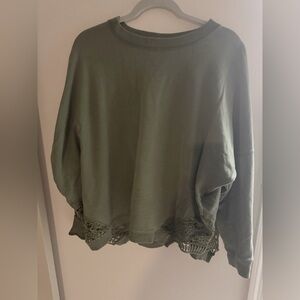 Aerie eyelet Sweater